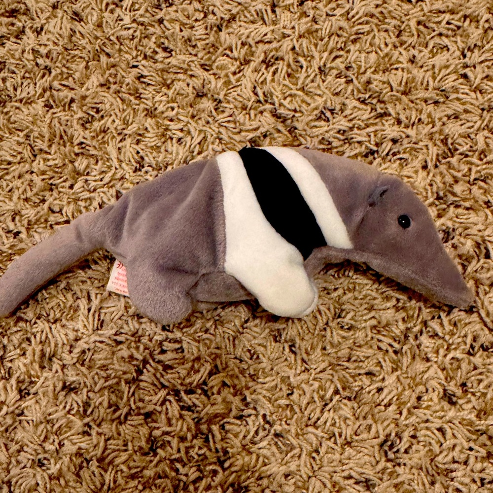Beanie baby anteater stuffy from the TY brand form 1998